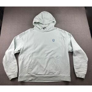 The Kooples Paris Men Hoodie Mint Green Skull Pullover Sweatshirt Skater Edgy
